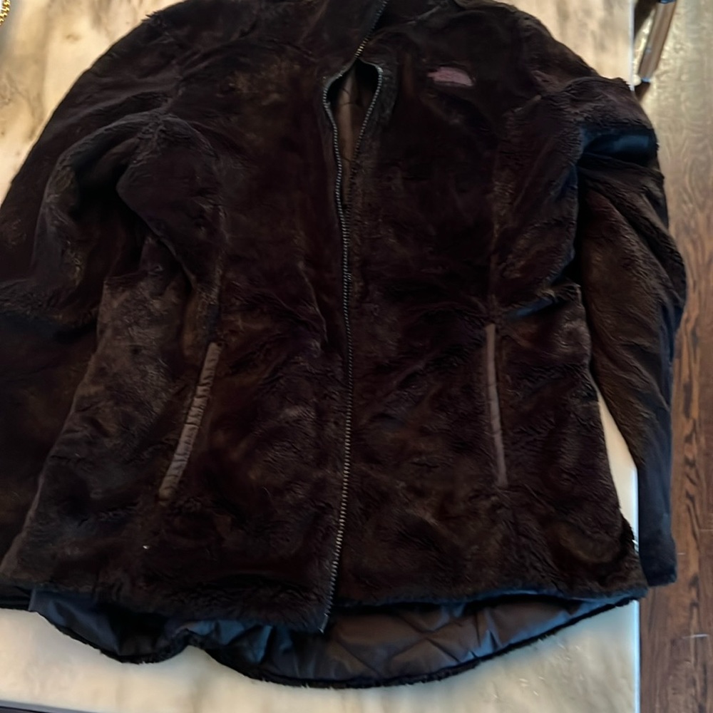 North Face Mossbun reversible jacket fleece, women’s size M
